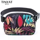 TINYAT-Sac de taille imprimé cuir chevelu pour femme sac banane pour homme sac de ceinture