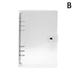 A5/A6/A7 Transparent Leaf Binder Notebook Weekly Cover Planner Nice K8C3