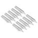 Uxcell 0.5-0.7mm Line Width Fountain Pen Nib Replacement 304 Stainless Steel for Drawing Writing 10 Pcs