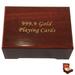 Wooden Storage Box Poker Storage Case Wooden Card Storage Case Wooden Poker Container Trinket Box