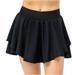 Clearance-Sale Skirts for Women Solid Color Fake Two-piece Running Formal Sports Exercise Cycling Shorts Gym Yoga Tennis Skirt Skirt Fitting Plus Size Daily Formal Elegant Vacation A-Line Swing Skirt