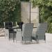 vidaXL Patio Dining Set Outdoor Dining Set Table and Chair Set for Garden