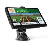 GPS Navigation for Car 7 Touchscreen 8GB+256M Vehicle GPS Navigator System Real Voice Spoken Turn Direction Reminding GPS for Car with Lifetime Free Maps Update