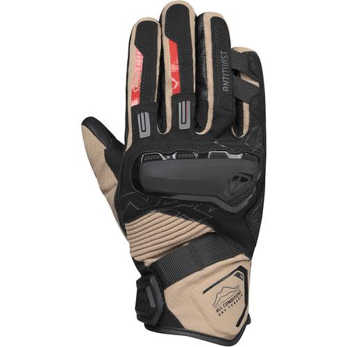 Ixon MS Skeid Motorradhandschuhe, schwarz-beige, Größe M