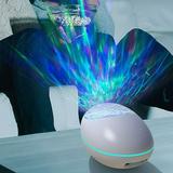 Aoujea Portable Bluetooth Speakers Projection Night Light Bluetooth Audio Colorful Ocean Light Remote Control Upgraded Music LED Projection Light Bluetooth Audio White Bluetooth Audio