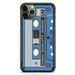 Blue Vintage Classic Music Cassette Slim Shockproof Hard Rubber Custom Case Cover For iPhone XR