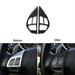 For Lancer 2008-2014 Carbon Fiber Steering Wheel Button Cover Trim