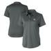 Women's Cutter & Buck Gray Indianapolis Colts Helmet Logo DryTec Prospect Textured Stretch Polo