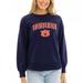 Women's Navy Auburn Tigers Yvette Pullover Sweatshirt