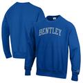 Men's Champion Blue Bentley Falcons Reverse Weave Fleece Crewneck Sweatshirt