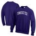 Men's Champion Purple Tennessee Tech Golden Eagles Reverse Weave Fleece Crewneck Sweatshirt