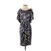 Julie Dillon Casual Dress: Black Animal Print Dresses - Women's Size 2