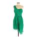 H&M Cocktail Dress - Party: Green Dresses - Women's Size 8