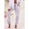 Pyjamahose S.OLIVER, Damen, Gr. 40/42, N-Gr, rot (bordeaux, gestreift), Single Jersey, Obermaterial: 50% Baumwolle, 50% Viskose, gestreift, klassisch, bequem lang, Hosen, mit seitlichen Eingrifftaschen
