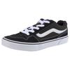Sneaker VANS "CALDRONE", Gr. 38, schwarz, Leder, sportlich, Schuhe, mit kontrastfarbenem Logobadge an der Ferse