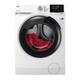 AEG 7000 Series Washer Dryer 8kg Wash/5kg Dry Load LWR7185M4B, Prosteam Freestanding Washer Dryer using 96% less water, 1400rpm Spin, Energy Class A, White