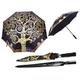 CARMANI - Umbrella Stick Umbrella Manual Open-Close Long Handle Straight Rod Umbrella Printed with Gustav Klimt, Tree of Life