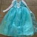 Disney Costumes | Elsa Costume With Long Sleeves And Veil | Color: Blue/White | Size: Girls Size 9/10