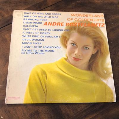 Columbia Media | Lp Vinyl Record Andre Kostelanetz Wonderland Of Golden Hits | Color: Gold | Size: Os