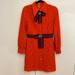 Gucci Dresses | Gucci Orange Lace Bow Crystal Buttons Dress | Color: Orange/Red | Size: 2