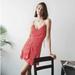 Zara Dresses | Nwot Zara Draped Floral Dress Red/White Size Medium | Color: Red/White | Size: M