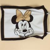 Disney Bedding | Disney Minnie Mouse Standard Size Pillow Case Sham Black White Gold | Color: Black/White | Size: Standard