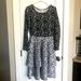 Lularoe Dresses | Lularoe Black & White Tiered Ruffle Dress | Color: Black/White | Size: M