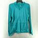 Columbia Tops | Columbia Sweatshirt Women's Sz M Teal 1/2 Zip Hooded Omni-Shade Zipper Pockets | Color: Blue | Size: M