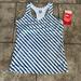 The North Face Tops | North Face Racer Back Tank Top Size Large | Color: Blue/White | Size: L