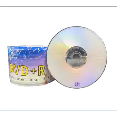 5 disques vierges de qualité A x16 4.7 go meilleur DVD + R imprimé vente en gros