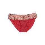 Liz Claiborne Swimsuit Bottoms: Red Brocade Swimwear - Women's Size Small
