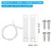 Magnetic Reed Switch, 1 Set NC Wired Door Window Contact Switch for Home - White