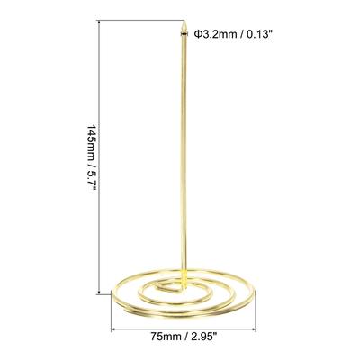 Desk Receipt Holder Spike, 5 Pack Invoice Bill Spike Ticket Fork