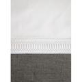 Home Treasures Linens Linea 20" Linen Placemat Lace/Linen in Gray | 14 H x 20 W in | Wayfair EMLINPLAMATWHSG