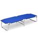 MoNiBloom Camping Cot Folding Portable Sleeping Bed Backpacking Cot for Tent Outdoor Hiking Travel RV Beach in Blue | Wayfair A41-COT-001-BL