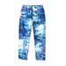 BULLPIANO Spring Summer Kids Girls Printed Leggings Children Stretchy Footless Leggings Ankle Length