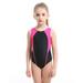 Girls Swimsuit Sleeveless Print Swimming Surfing Snorkeling Diving Coverall Suit For 5-6 Years