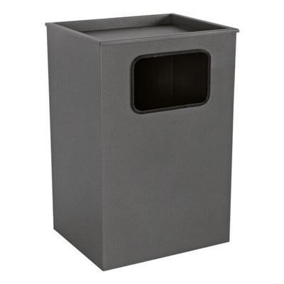 SZ Metall Standaschenbecher Stahlblech 28 Liter grau, 40x62x43 cm