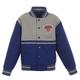 Youth JH Design Royal/Gray New York Knicks Poly-Twill Full-Snap Jacket