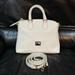 Dooney & Bourke Bags | Dooney & Bourke White Leather Satchel Shoulder Bag Handbag | Color: White | Size: Os