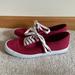 American Eagle Outfitters Shoes | American Eagle Red Canvas Shoes | Color: Red | Size: 6.5