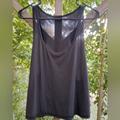 Lululemon Athletica Tops | Lululemon Athletica Sheer Scoopneck Racerback Tank Top | Color: Black | Size: M