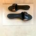 Burberry Shoes | Burberry Wooden Sandals Size 37.5 | Color: Black/Cream | Size: 7.5