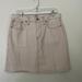 J. Crew Skirts | J. Crew Denim Mini Skirt In Ecru | Color: Tan | Size: 29