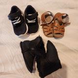 Nike Shoes | Bundle Of Neutral Baby Shoes | Color: Black/Brown | Size: 3bb