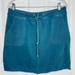 Anthropologie Skirts | Anthropologie Saturday Sunday Terry/Cotton Cloth Mini Skirt Size Xs | Color: Blue | Size: Xs