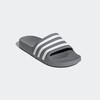 Badesandale ADIDAS SPORTSWEAR "AQUA ADILETTE", Gr. 37, grau (grau three, cloud weiß, grau three), Synthetik, sportlich, Schuhe