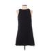 Lulus Casual Dress - A-Line: Black Solid Dresses - Women's Size Small