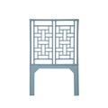 David Francis Furniture Ohana Wicker/Rattan Open-Frame Headboard Wicker/Rattan in Blue | Extra-Long Twin | Wayfair B5060-T-S167