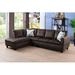 Brown Sectional - Lark Manor™ 97" Wide Right Hand Facing Sofa & Chaise Linen | Wayfair 826F57259041468AB848581E8B58B014